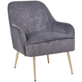 Albion Collection River Velvet Armchair