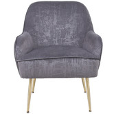 Albion Collection River Velvet Armchair