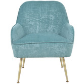 Albion Collection River Velvet Armchair