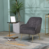 Albion Collection River Velvet Armchair