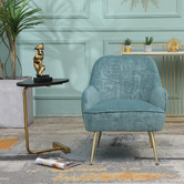 Albion Collection River Velvet Armchair