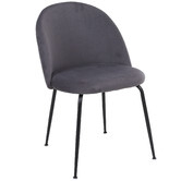 Albion Collection Zebrwoski Velvet Dining Chairs