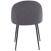 Albion Collection Zebrwoski Velvet Dining Chairs