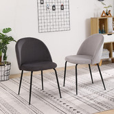 Albion Collection Zebrwoski Velvet Dining Chairs