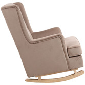 Albion Collection Keaton Velvet Rocking Armchair