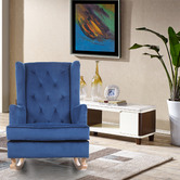 Albion Collection Keaton Velvet Rocking Armchair
