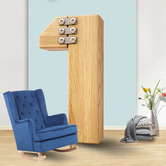 Albion Collection Keaton Velvet Rocking Armchair