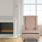 Albion Collection Keaton Velvet Rocking Armchair