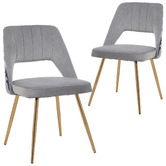 Albion Collection Lapkus Velvet Dining Chairs