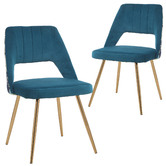 Albion Collection Lapkus Velvet Dining Chairs