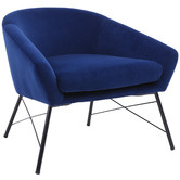 Albion Collection Relax Velvet Tub Chair