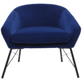 Albion Collection Relax Velvet Tub Chair