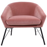 Albion Collection Relax Velvet Tub Chair