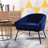 Albion Collection Relax Velvet Tub Chair