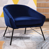 Albion Collection Relax Velvet Tub Chair