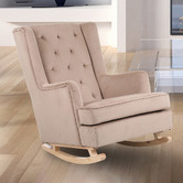 Albion Collection Keaton Velvet Rocking Armchair