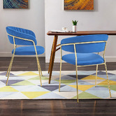 Albion Collection Etienne Velvet Dining Chairs