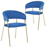 Albion Collection Etienne Velvet Dining Chairs