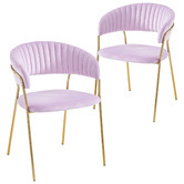 Albion Collection Etienne Velvet Dining Chairs