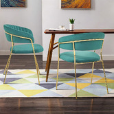 Albion Collection Etienne Velvet Dining Chairs