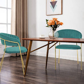 Albion Collection Etienne Velvet Dining Chairs