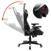 Albion Collection Ofelia Faux Leather Gaming Office Chair