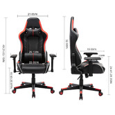 Albion Collection Ofelia Faux Leather Gaming Office Chair