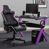 Albion Collection Ofelia Faux Leather Gaming Office Chair