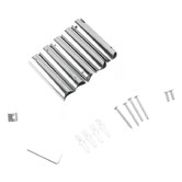 Albion Collection Brushed Nickel 600 x 620mm Heated Towel Rail