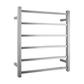 Albion Collection Square 600mm x 670mm Steel Heated Towel Rail