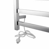Albion Collection Square 600mm x 670mm Steel Heated Towel Rail