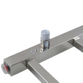 Albion Collection 500 x 520mm Steel Heated Towel Rail