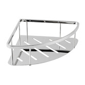 Albion Collection Triangular Stainless Steel Shower Caddy Shelf