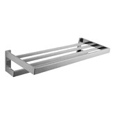 Albion Collection Mohegan 600mm Steel Double Towel Holder