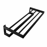 Albion Collection Mohegan 600mm Steel Double Towel Holder