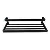 Albion Collection Mohegan 600mm Steel Double Towel Holder