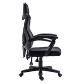 Albion Collection White &amp; Black Modern Office Chair