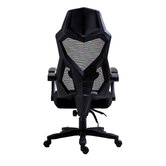 Albion Collection White &amp; Black Modern Office Chair