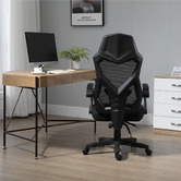 Albion Collection White &amp; Black Modern Office Chair