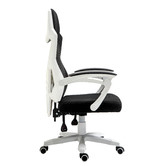 Albion Collection White &amp; Black Modern Office Chair