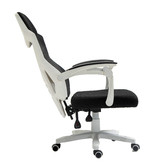 Albion Collection White &amp; Black Modern Office Chair