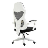 Albion Collection White &amp; Black Modern Office Chair