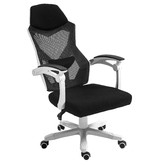 Albion Collection White &amp; Black Modern Office Chair