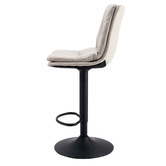 Albion Collection Almario Upholstered Adjustable Barstools