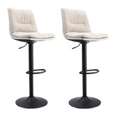 Albion Collection Almario Upholstered Adjustable Barstools