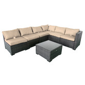 Albion Collection 6 Seater Keoni Outdoor Lounge Set