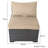 Albion Collection 6 Seater Keoni Outdoor Lounge Set