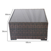 Albion Collection 6 Seater Keoni Outdoor Lounge Set