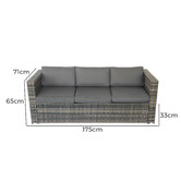 Albion Collection 8 Seater Ciaran Outdoor Lounge Set