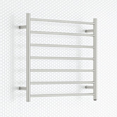 Albion Collection Brushed Nickel 600 x 620mm Heated Towel Rail